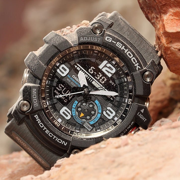 CASIO G-SHOCK GG-1000-1A8DR ABENTEUERBEREIT – ROBUSTE HERRENUHR mit robustem schwarzem Gehäuse und fortschrittlichen Doppelsensorfunktionen