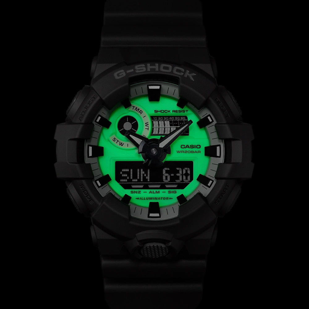 G-Shock Men's Dark Gray Resin Watch, Digital Dial | Ga-700hd-8adr by i-watch