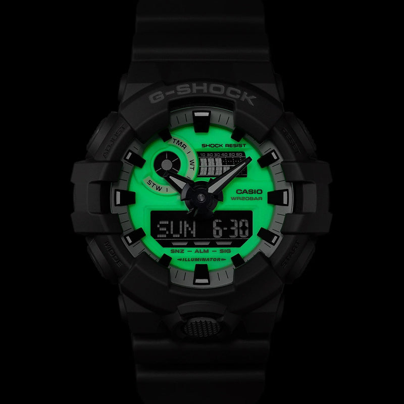 G-Shock Men's Dark Gray Resin Watch, Digital Dial | Ga-700hd-8adr by i-watch