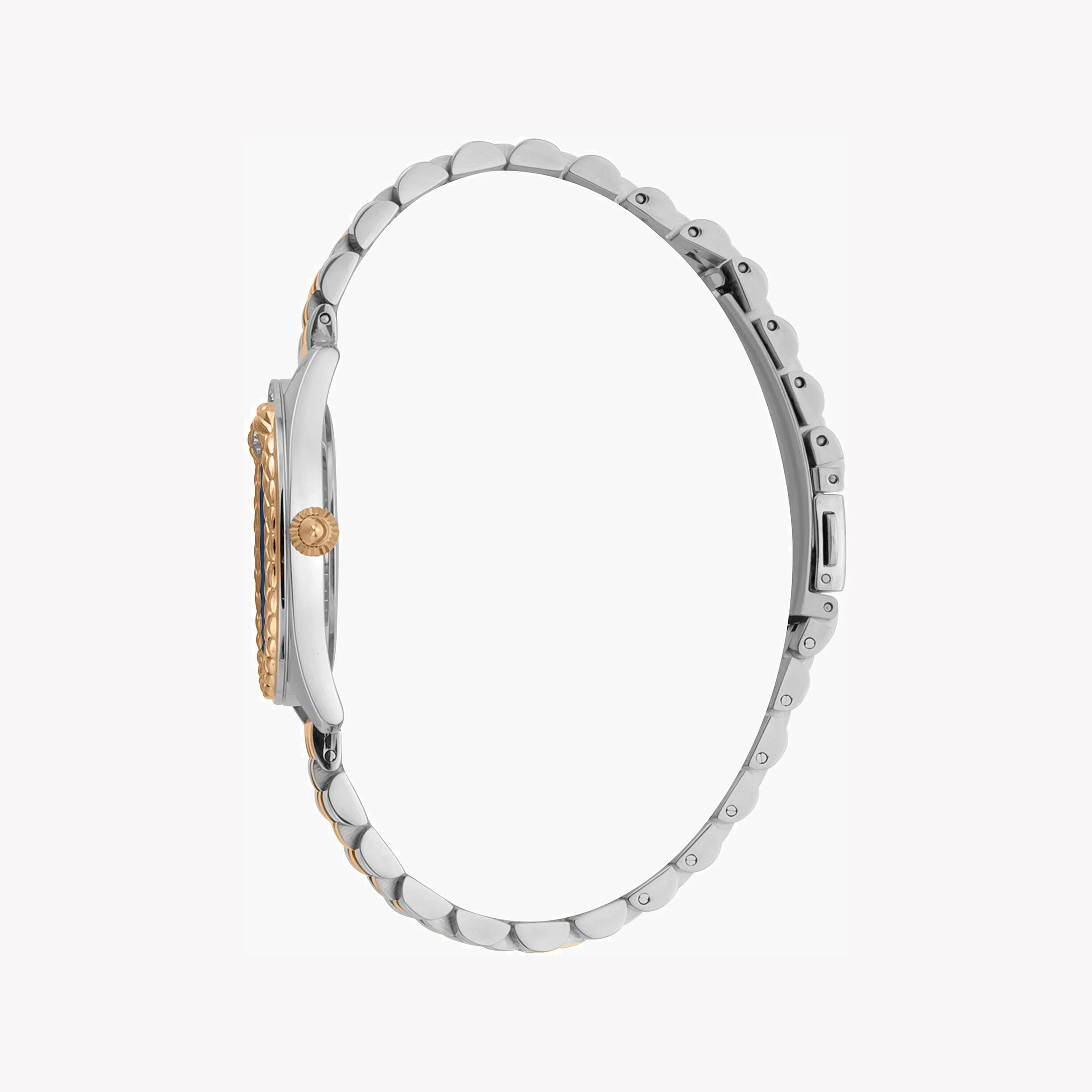 JUST CAVALLI Women's Watch with Silver & Rose Gold Stainless Steel Case and Silver & Rose Gold Stainless Steel Band-i-Watch-3