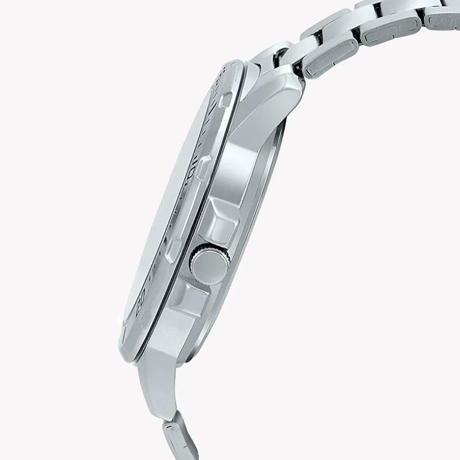 Casio Men's Stainless Steel Watch, Silver | Mtp-Vd01d-1evudf by i-watch