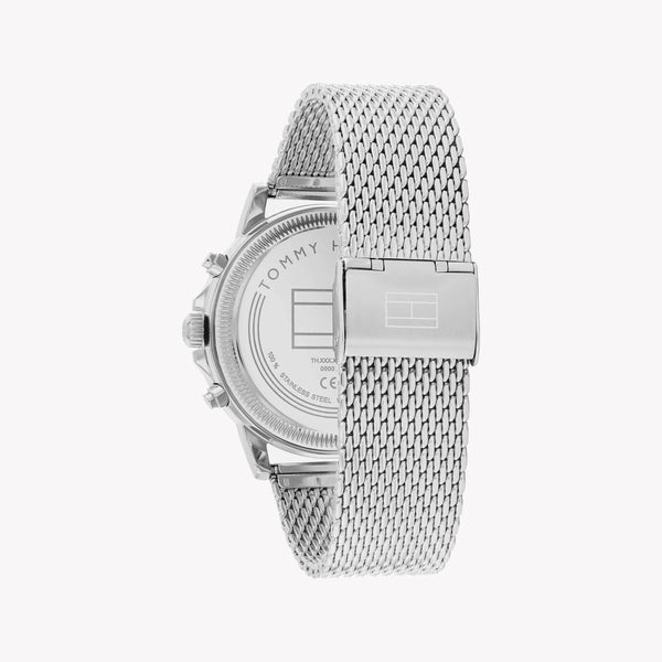 Tommy Hilfiger Men's Silver Stainless Steel Watch, Blue Dial | 1692154 by i-watch