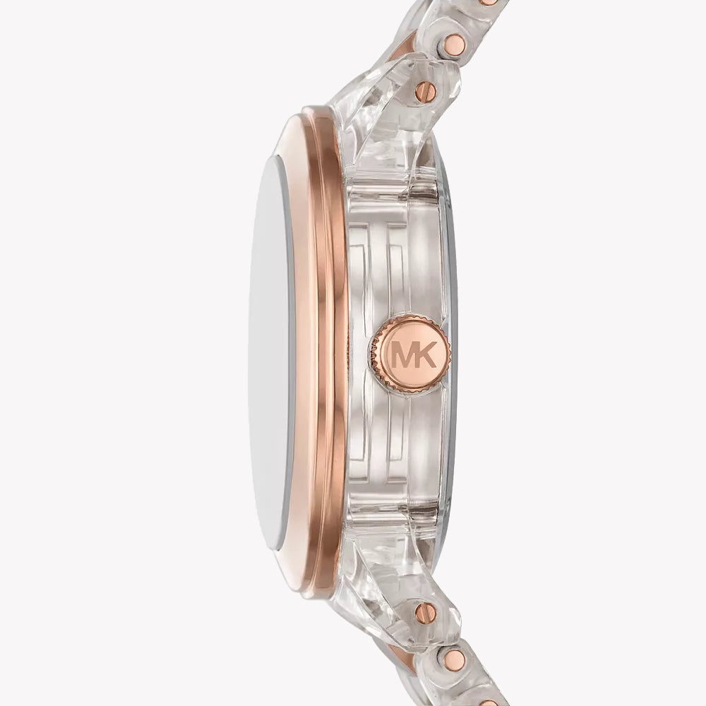 MICHAEL KORS MK7355 - ELEGANT TIMEPIECE WITH ROSE GOLD DIAL & STAINLESS STEEL BAND-i-Watch-2