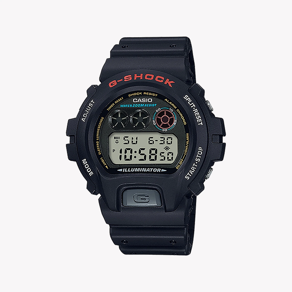 Casio G-Shock Dw-6900-1vdr - Bold Adventurer Series Men's Watch With Black Resin BAnd and Striking Digital Dial by i-watch