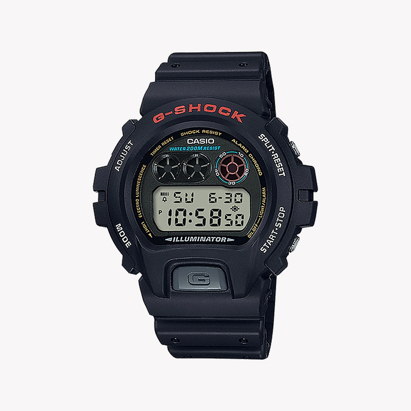Casio G-Shock Dw-6900-1vdr - Bold Adventurer Series Men's Watch With Black Resin BAnd and Striking Digital Dial by i-watch