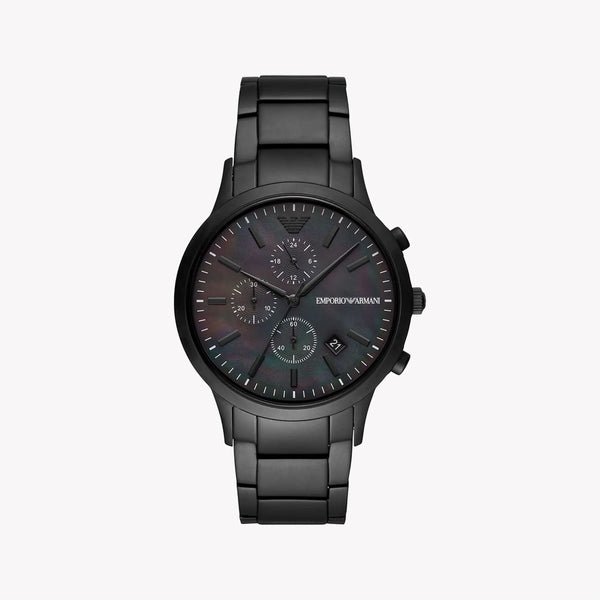 Emporio Armani Men's Black Stainless Steel Watch, Black Dial | Ar11275 by i-watch