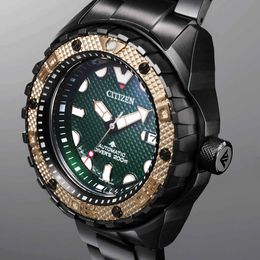 CITIZEN NB6008-82X AUTOMATIC - MENS TITANIUM ADVENTURE TIMEPIECE with BLACK DIAL & 20 ATM WATER RESISTANCE-i-Watch-5