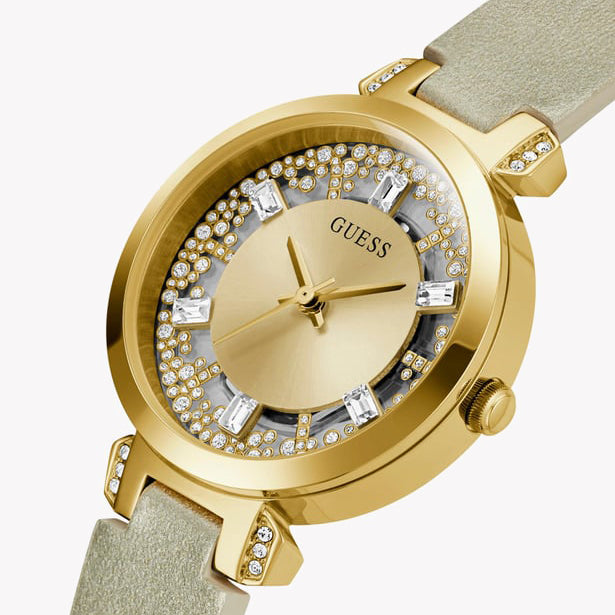 GUESS GW0535L4 CHIC ALLURE - ELEGANT GOLD & BEIGE MESH WOMEN'S WATCH-i-Watch-5