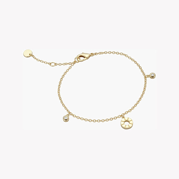 Esprit Women's Gold Stainless Steel Watch, White Dial | Es1l060m0125 by i-watch