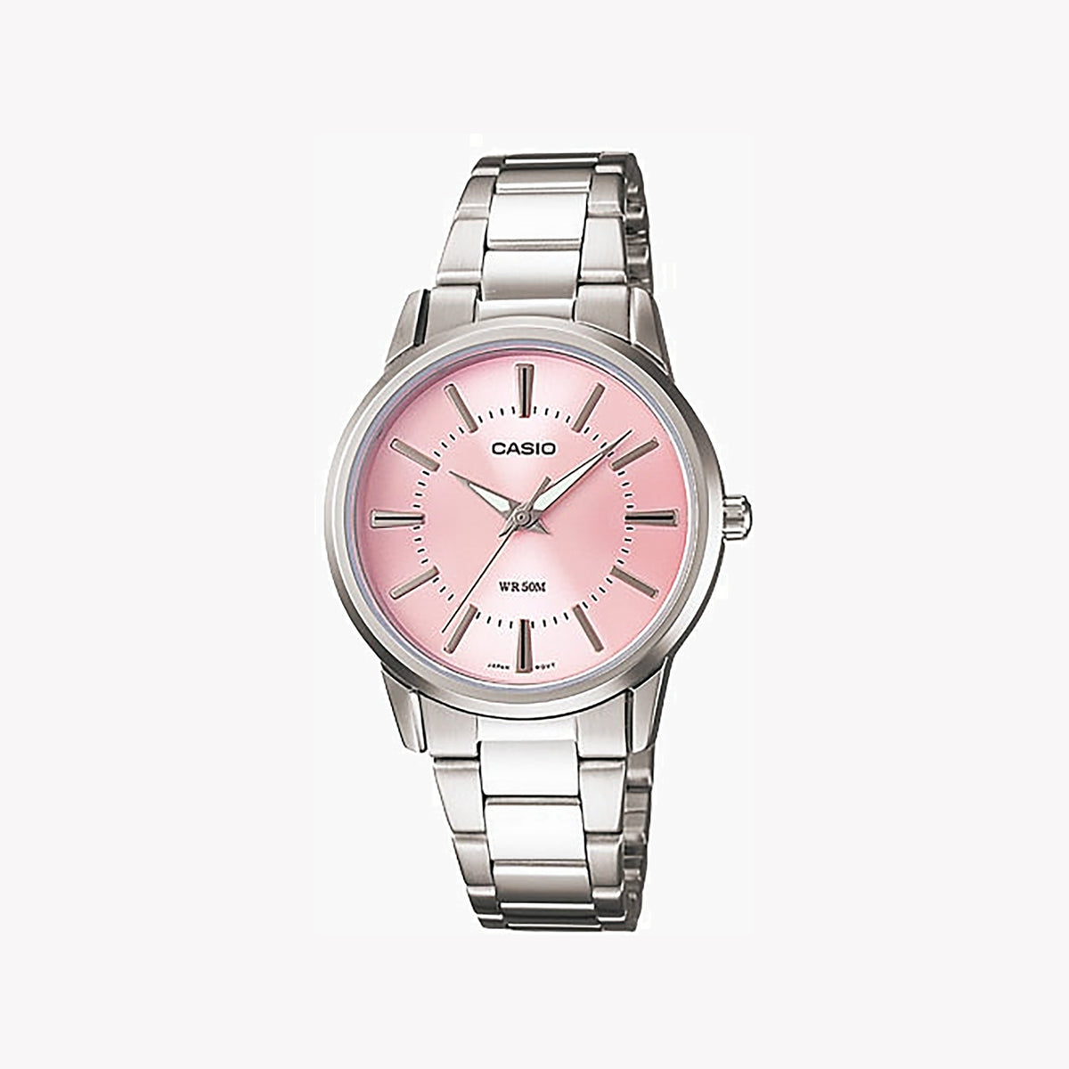 CASIO LTP-1303D-4AVDF - ELEGANT PINK DIAL STAINLESS STEEL WOMEN'S WATCH