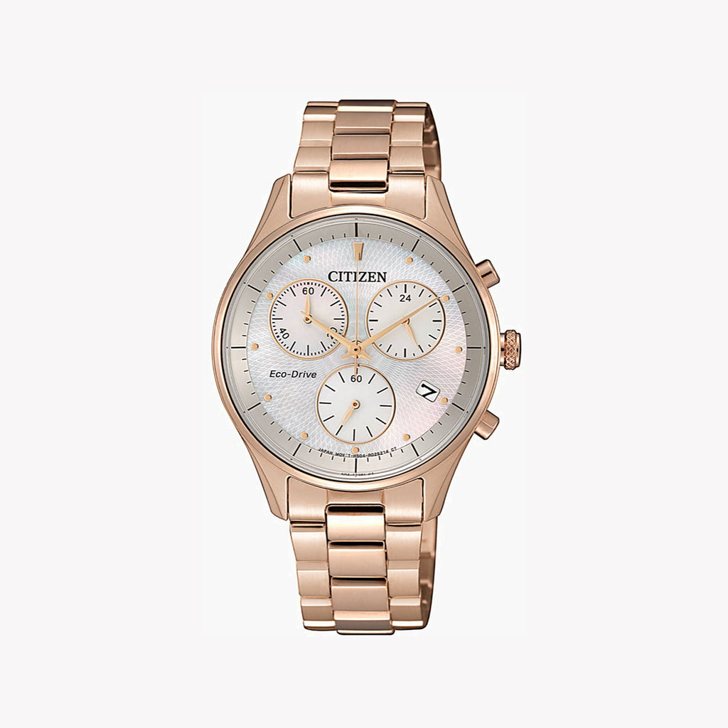CITIZEN FB1442-86D RADIANT SOPHISTICATION - ROSE GOLD ECO-DRIVE WOMEN'S WATCH