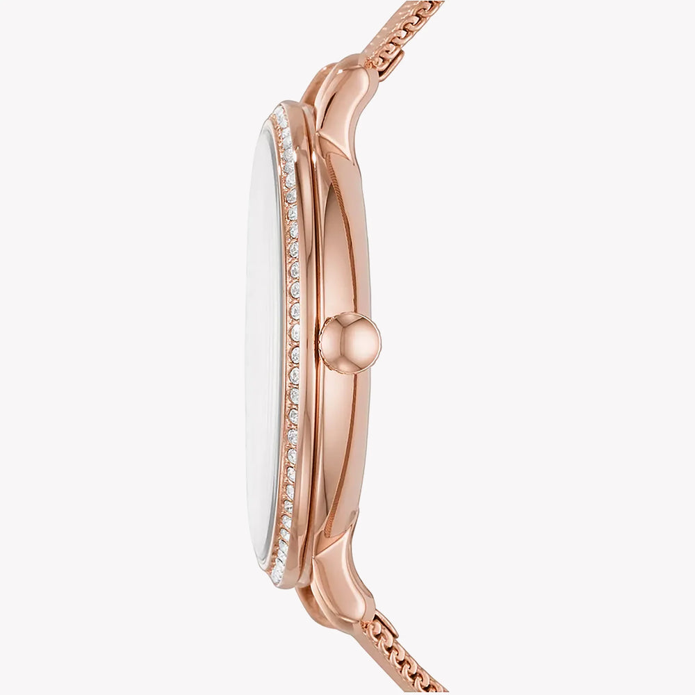 Fossil Women's Rose Gold Watch, Stainless Steel Case | Es4628 by i-watch