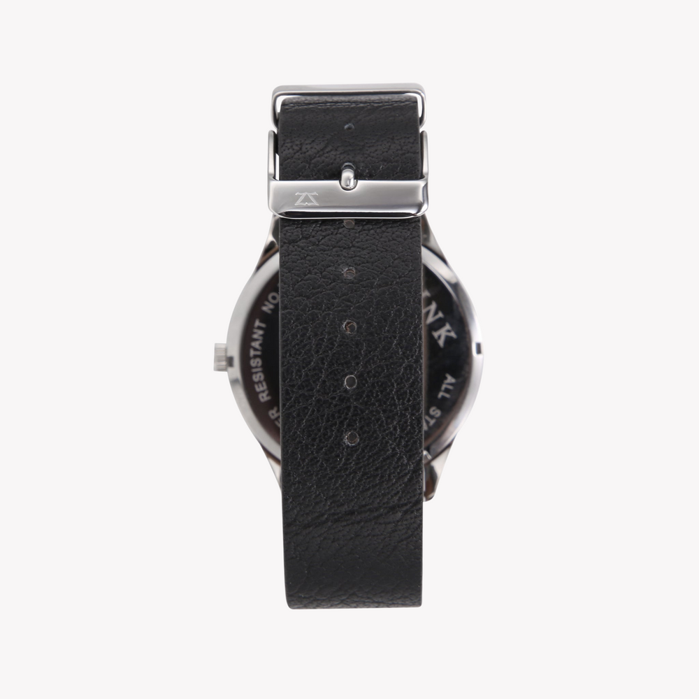 Zink Men's Silver Stainless Steel & Black Watch | Zk130g5ls-31s by i-watch