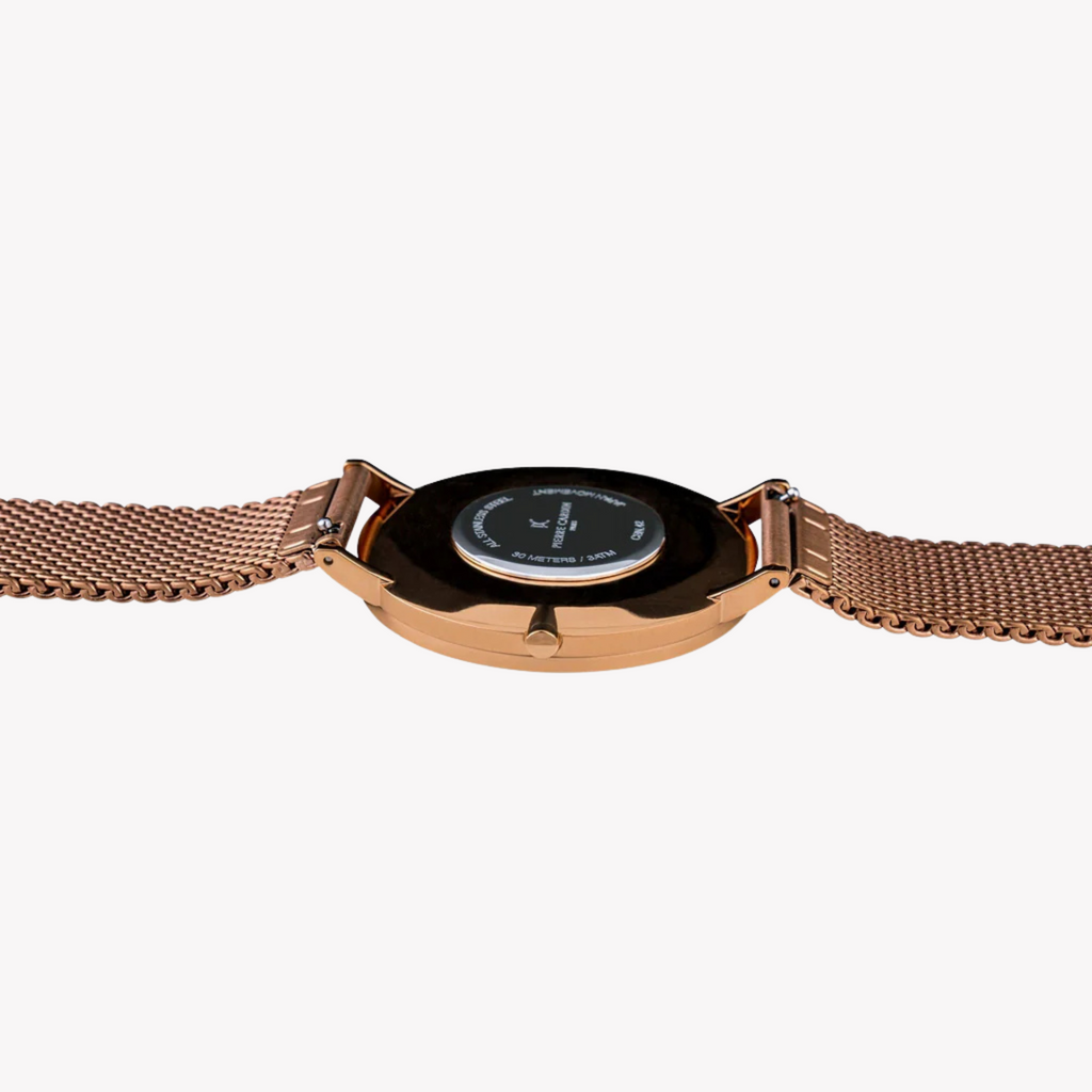 PIERRE CARDIN CBN.3015 ROSÉGOLD LUXUS HERRENUHR – STILVOLLES GRAUES ZIFFERBLATT & STAHLBAND