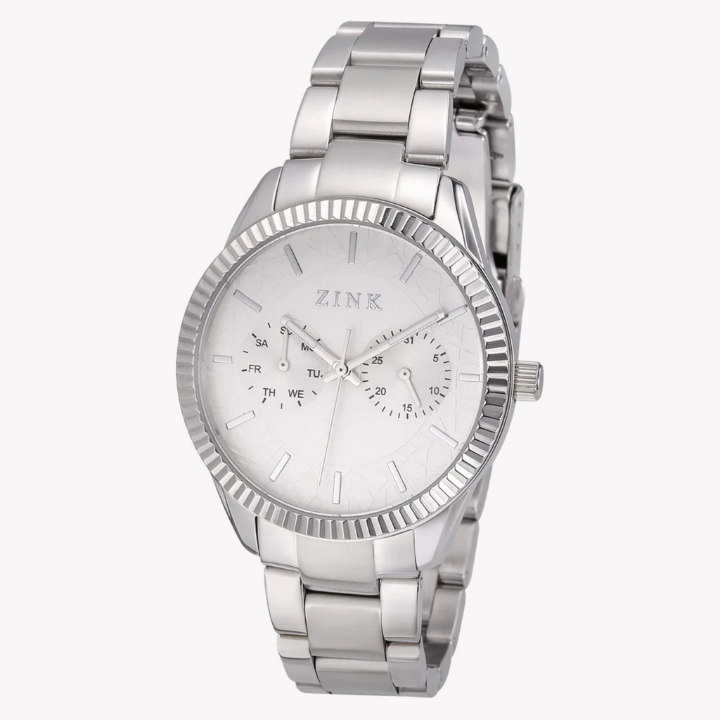 Zink Women's Silver Stainless Steel Watch | Zk128l2ss-16