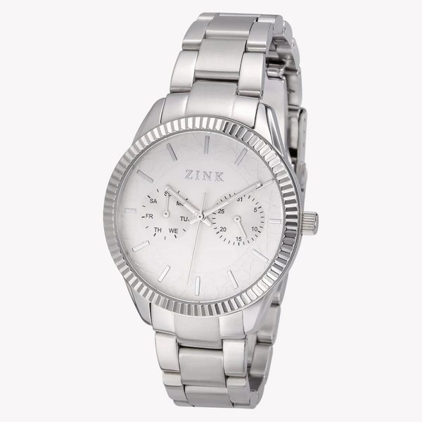 Zink Women's Silver Stainless Steel Watch | Zk128l2ss-16