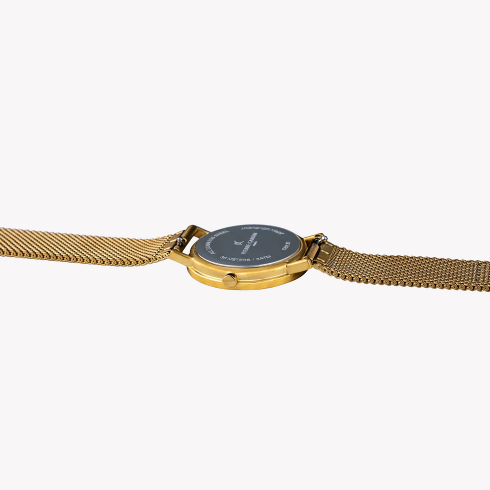 Pierre Cardin Women's Gold Stainless Steel Watch, Champagne Dial | Cbv.1518 by i-watch