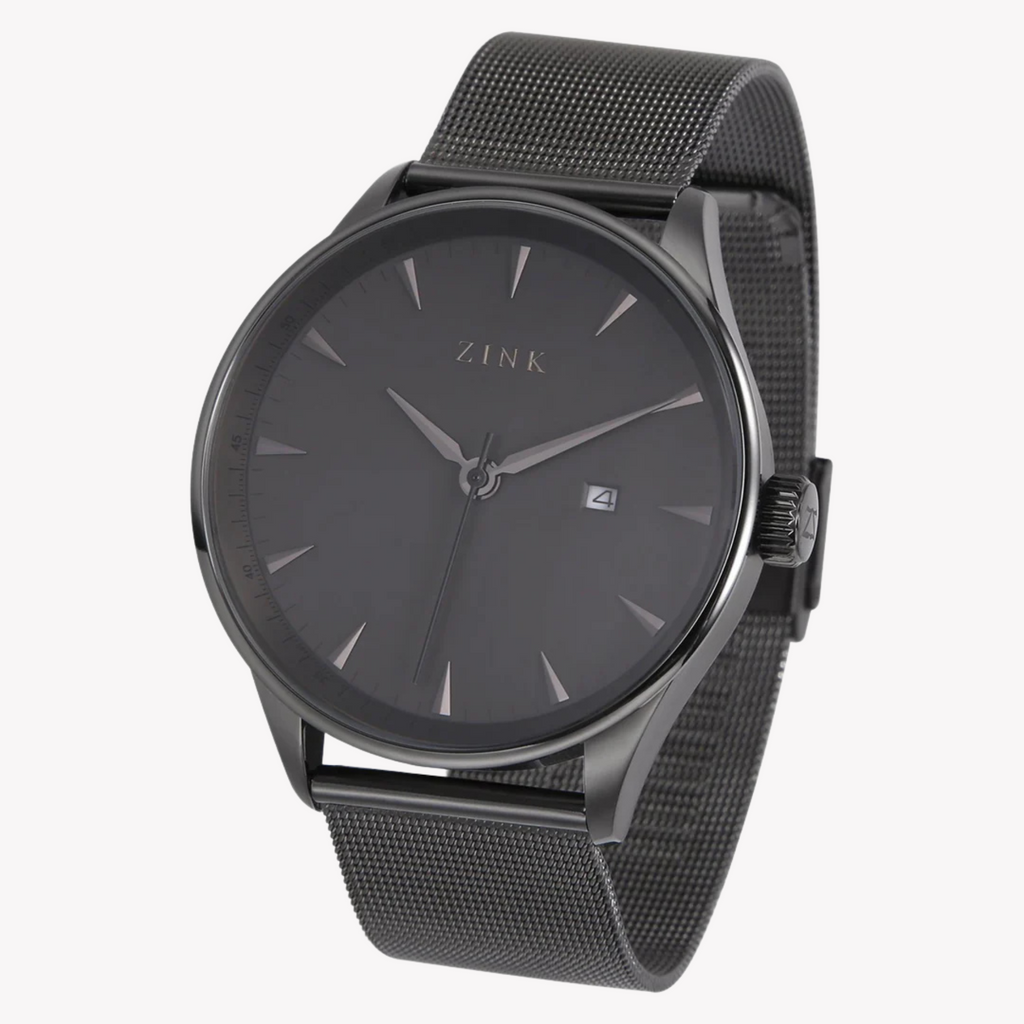 Zink Men's Black Stainless Steel Watch | Zk127g1ms-21