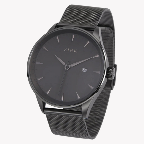 Zink Men's Black Stainless Steel Watch | Zk127g1ms-21