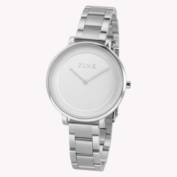 Zink Women's Silver Stainless Steel Quartz Watch | Zk129l1ss-16