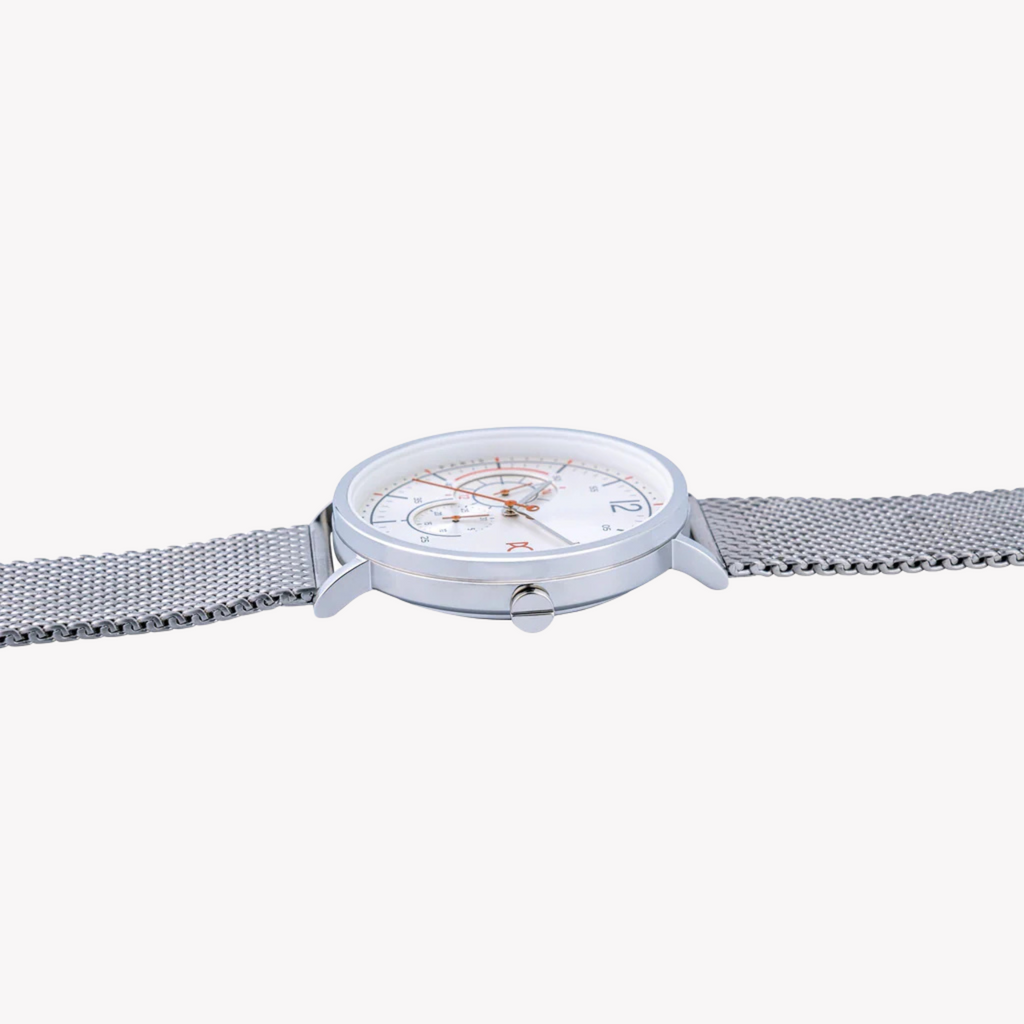 PIERRE CARDIN CBN.3021 ELEGANCE – STILVOLLE HERRENUHR AUS EDELSTAHL MIT SILBERNEM ZIFFERBLATT