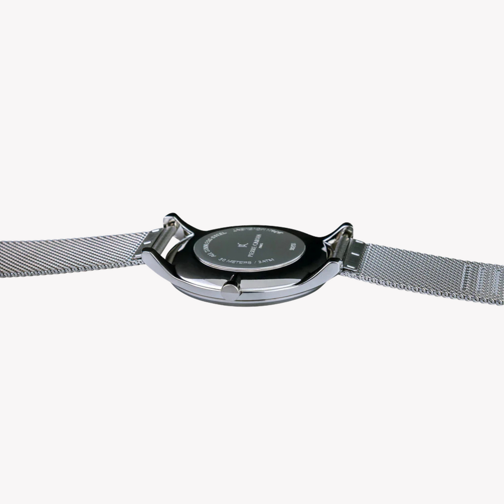 Pierre Cardin Men's Silver Stainless Steel Watch, Blue Dial | Pc902731f121