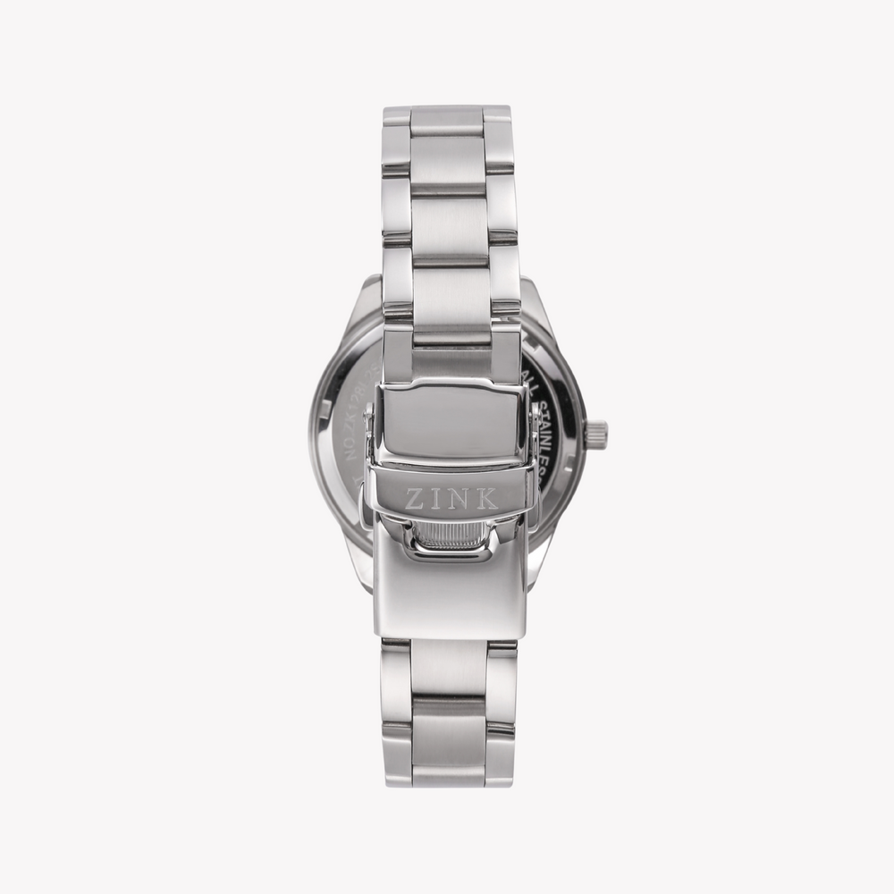 Zink Women's Silver Stainless Steel Analog Watch | Zk128l1ss-16 by i-watch