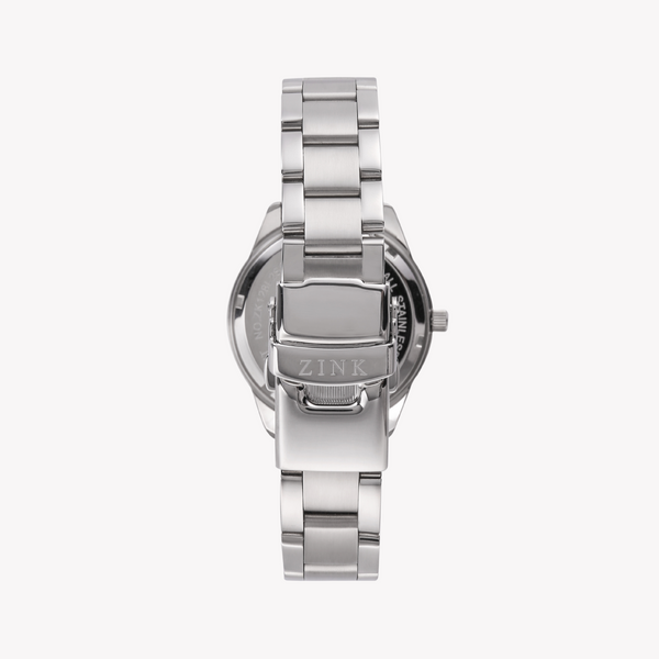 Zink Women's Silver Stainless Steel Analog Watch | Zk128l1ss-16