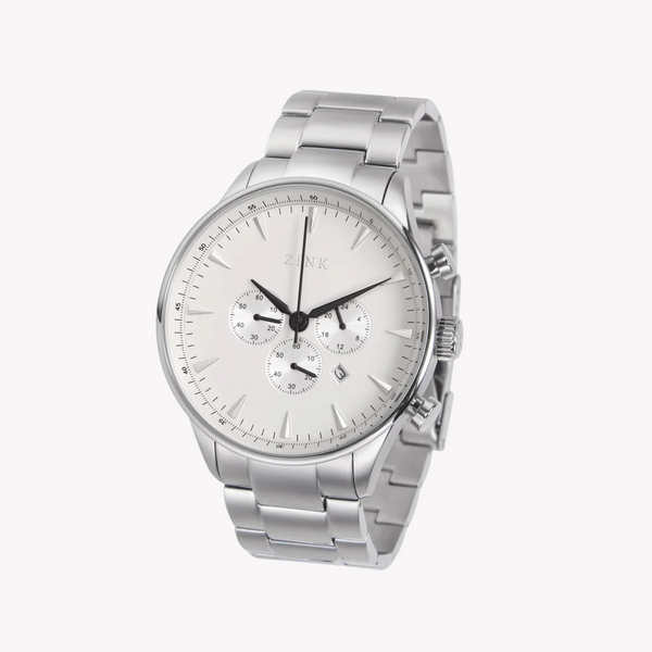Zink Men's Stainless Steel Silver Watch | Zk127g2ss-16