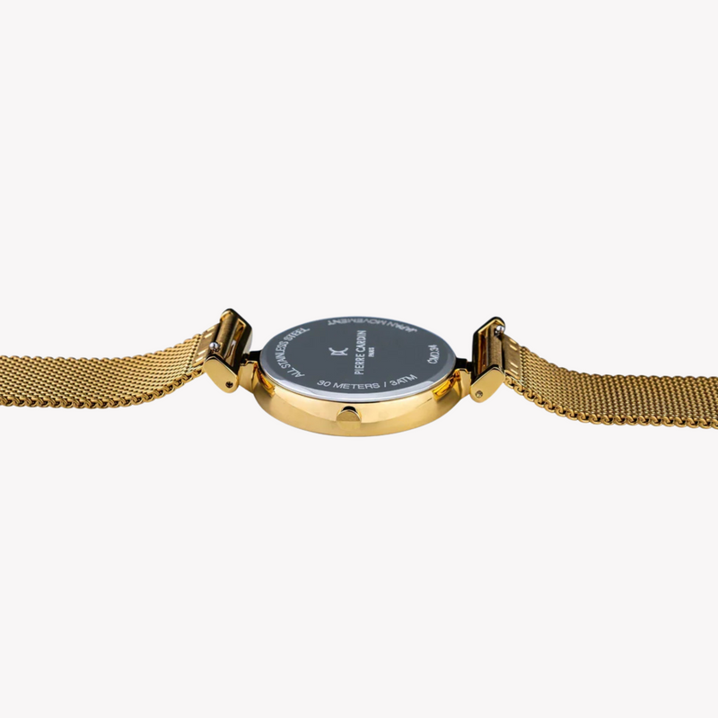 Pierre Cardin Women's Gold Watch, Silver Dial | Cmd.3523 by i-watch