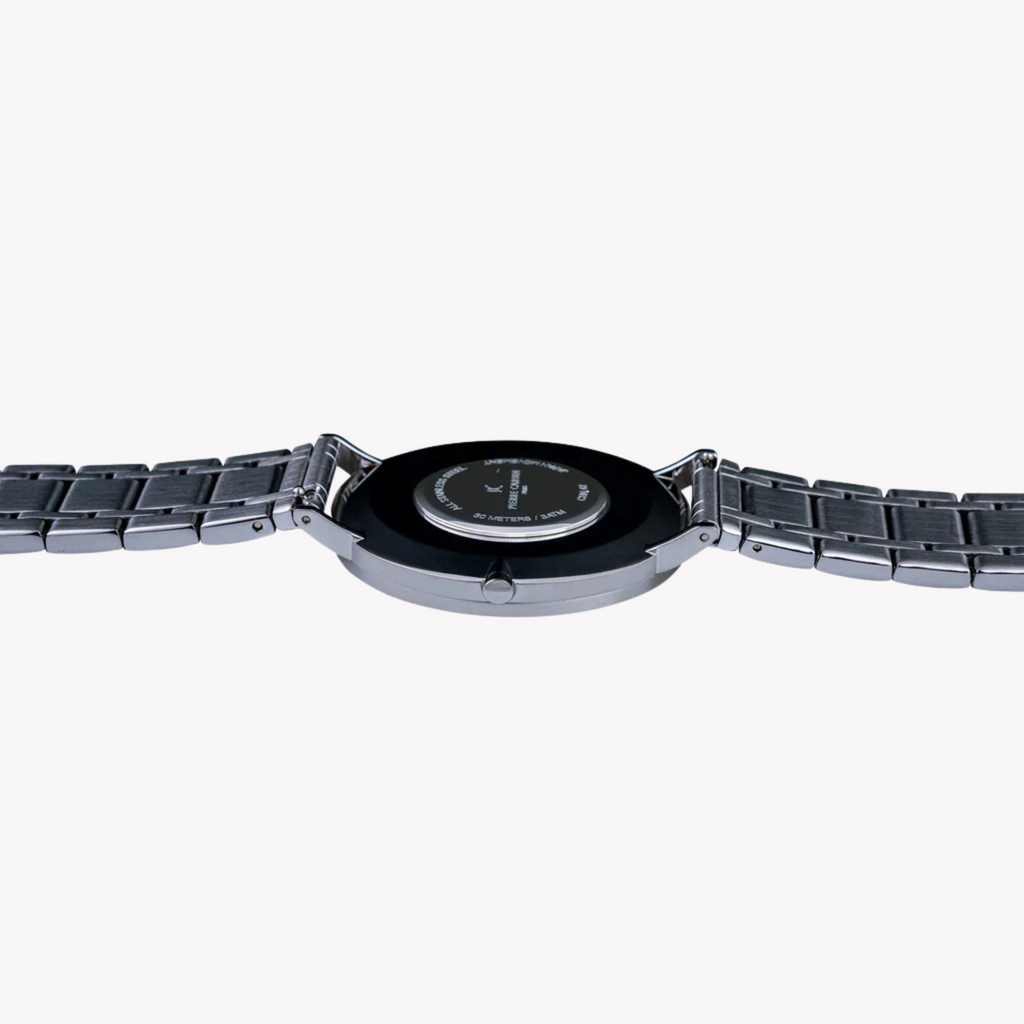 PIERRE CARDIN CBN.3012 ELEGANTER ZEITMESSER – STILVOLLE HERRENUHR MIT SILBERNEN ZIFFERBLATT