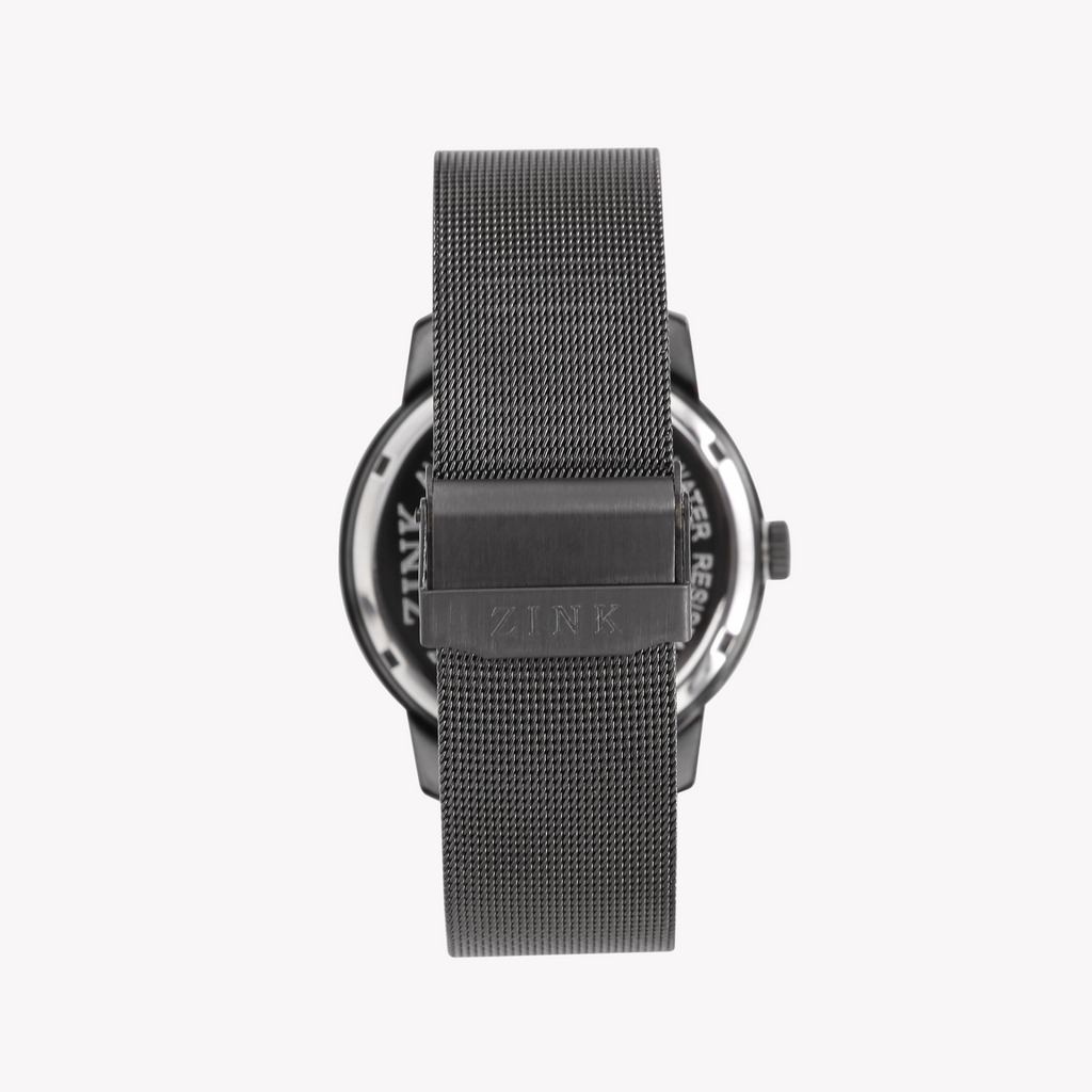 Zink Men's Black Stainless Steel Watch | Zk126g5ms-97