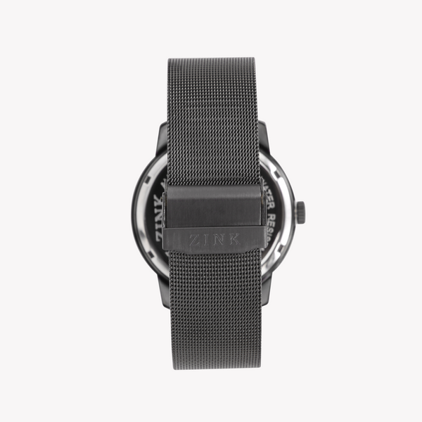 Zink Men's Black Stainless Steel Watch | Zk126g5ms-97