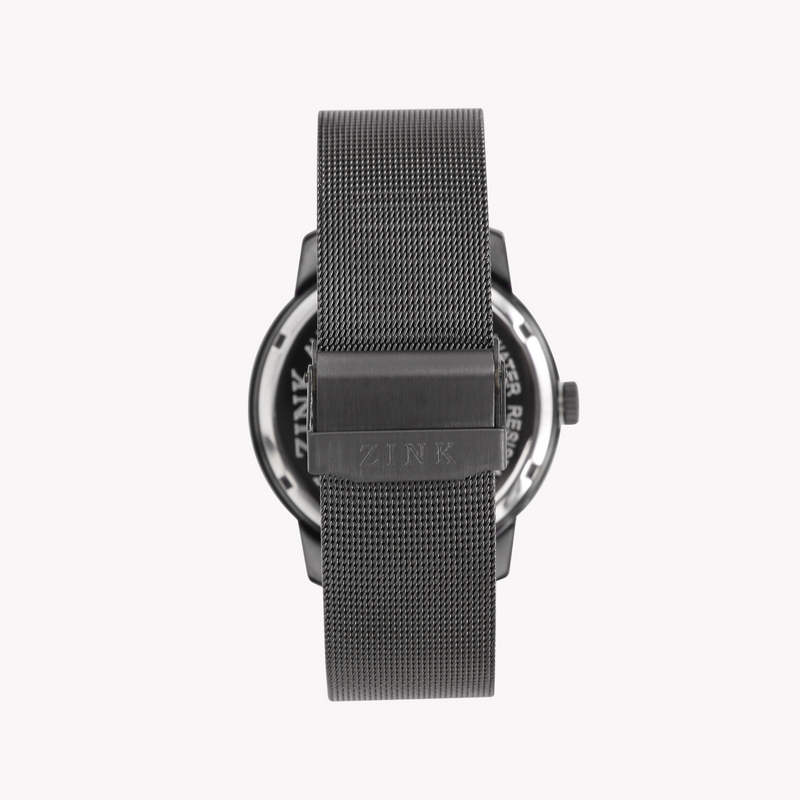 Zink Men's Black Stainless Steel Watch | Zk126g5ms-97 by i-watch