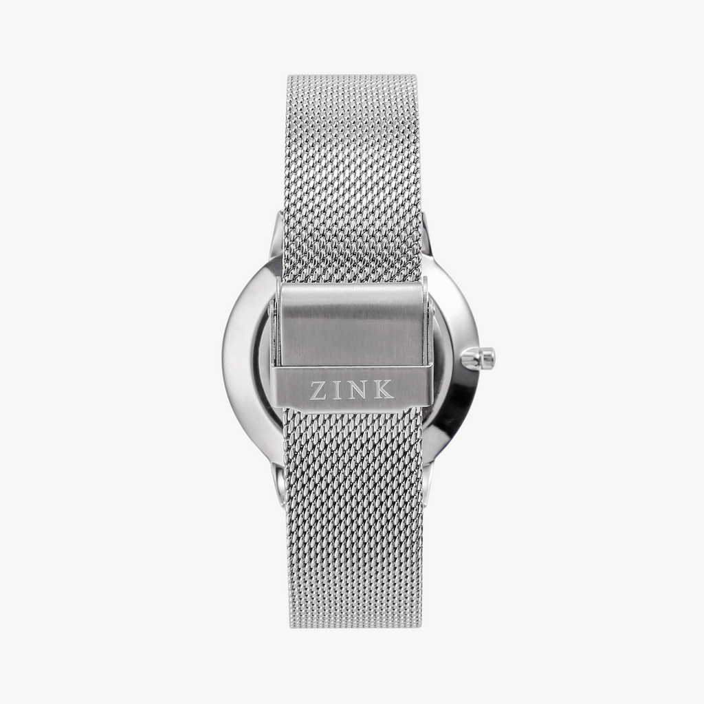 Zink Women's Silver Stainless Steel Quartz Watch | Zk132l1ms-Sm6