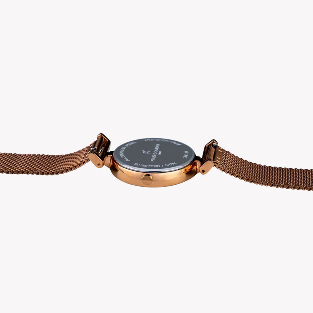 Pierre Cardin Women's Rose Gold Watch, Gray Dial | Cmd.3509