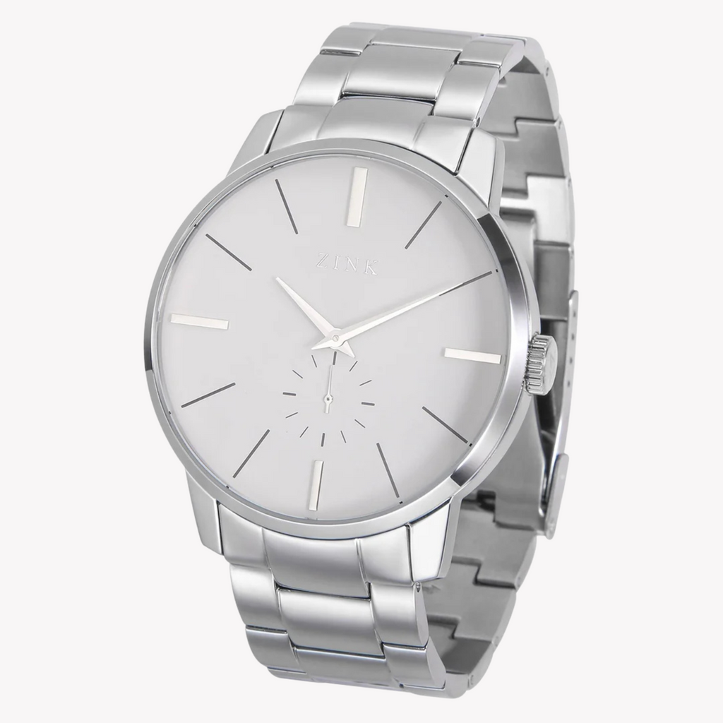 Zink Men's Stainless Steel Silver Watch | Zk126g5ss-16