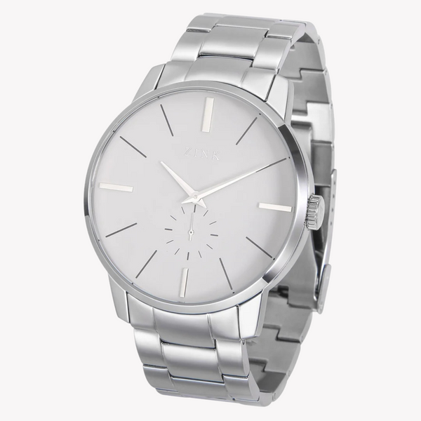 Zink Men's Stainless Steel Silver Watch | Zk126g5ss-16