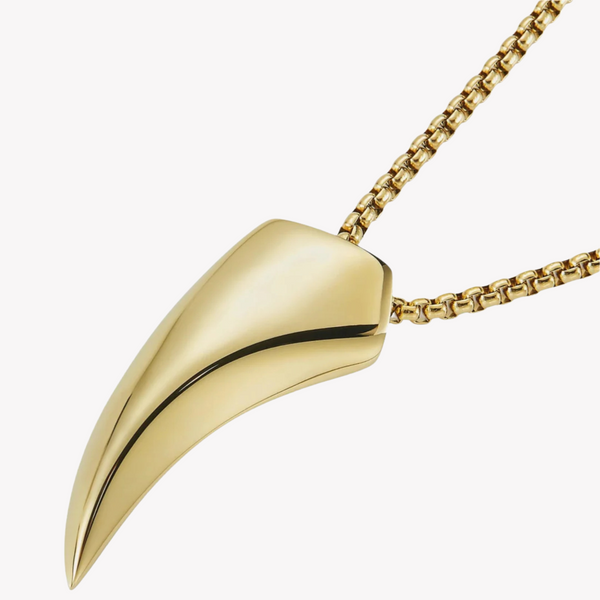 Zink Men's Gold Stainless Steel Necklace | Zjpd006sp-G
