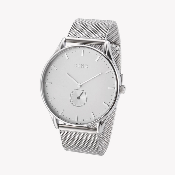 Zink Men's Silver Stainless Steel Watch | Zk130g5ms-16