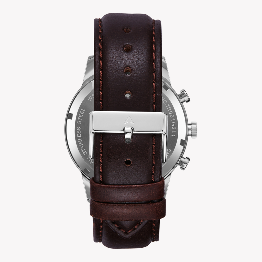 Trnda Men's Stainless Steel Watch, Seaweed Green Dial | Trn-43mm