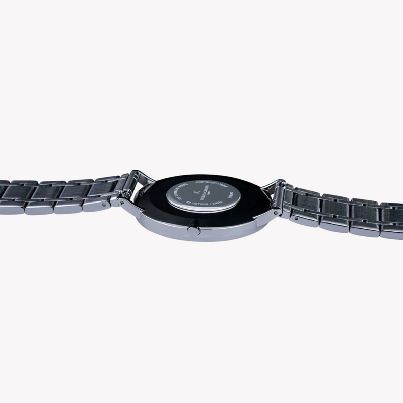 Pierre Cardin Men's Silver Stainless Steel Watch, Black Dial | Cbn.3013 by i-watch