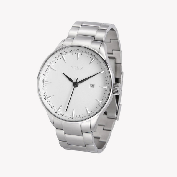 Zink Men's Stainless Steel Silver Watch | Zk127g1ss-16
