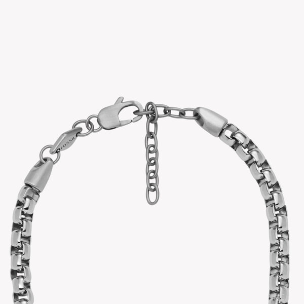 Fossil Men's Silver & Gold Necklace, Two-Tone Chain | JF04145998