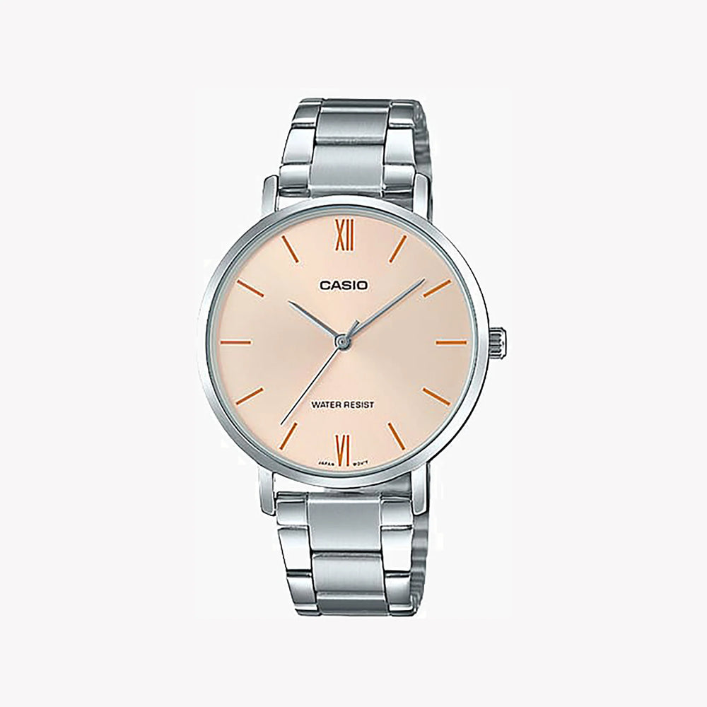 CASIO Women's Watch with Silver Stainless Steel Case and Silver Stainless Steel Band-i-Watch-2