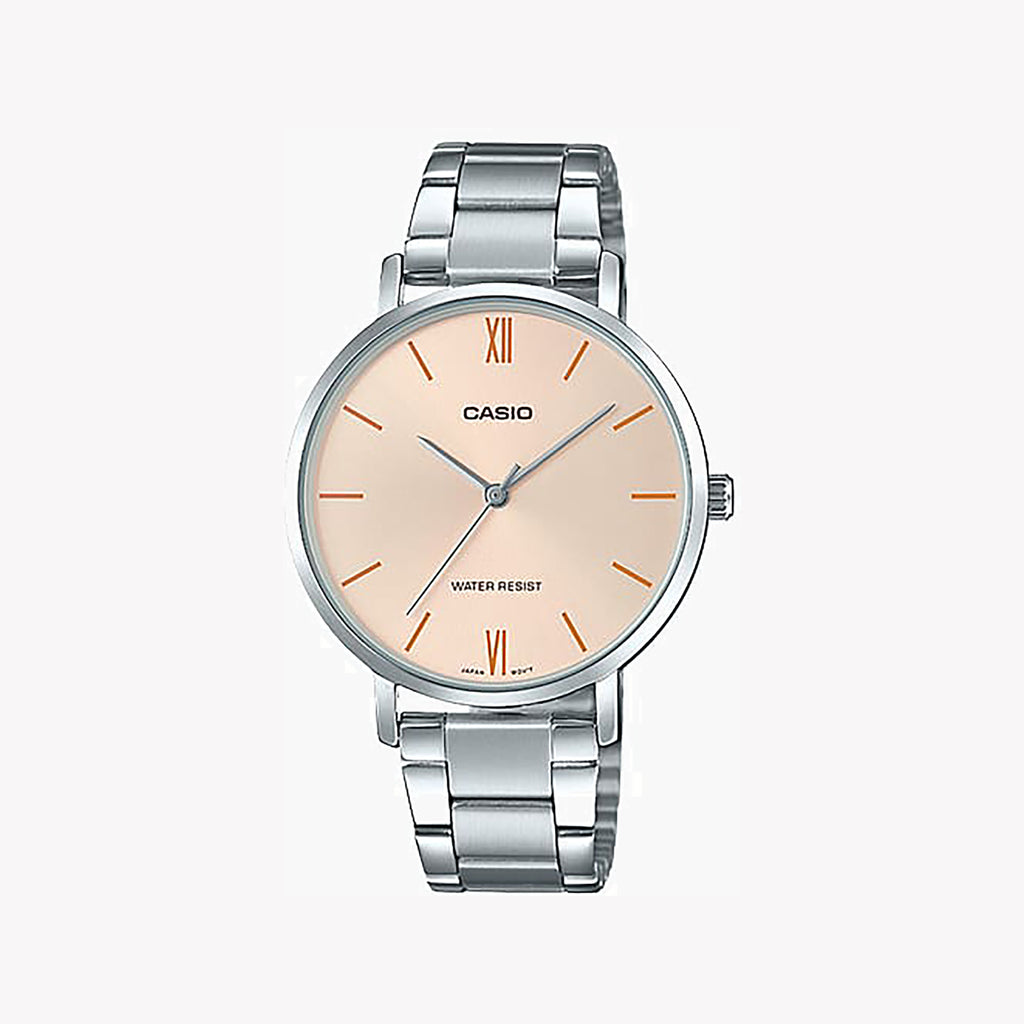 CASIO Women's Watch with Silver Stainless Steel Case and Silver Stainless Steel Band-i-Watch-2