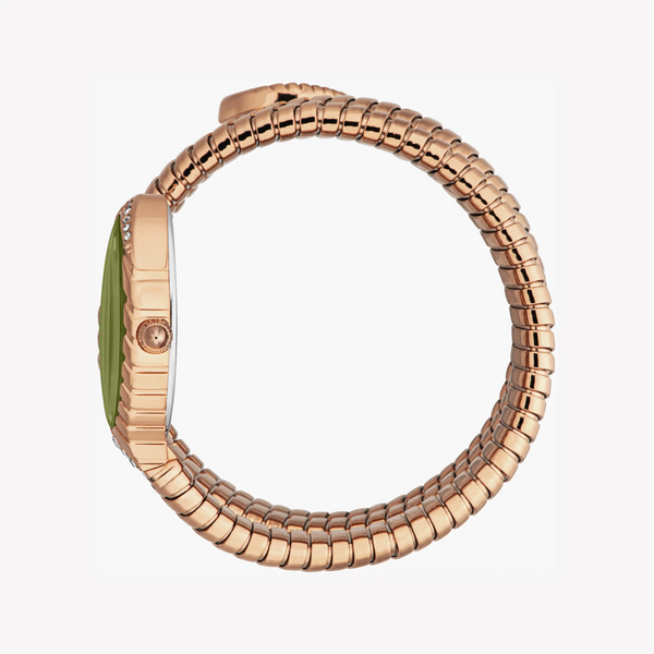 Just Cavalli Women's Rose Gold Watch, Olive Dial | Jc1l323m0045 by i-watch