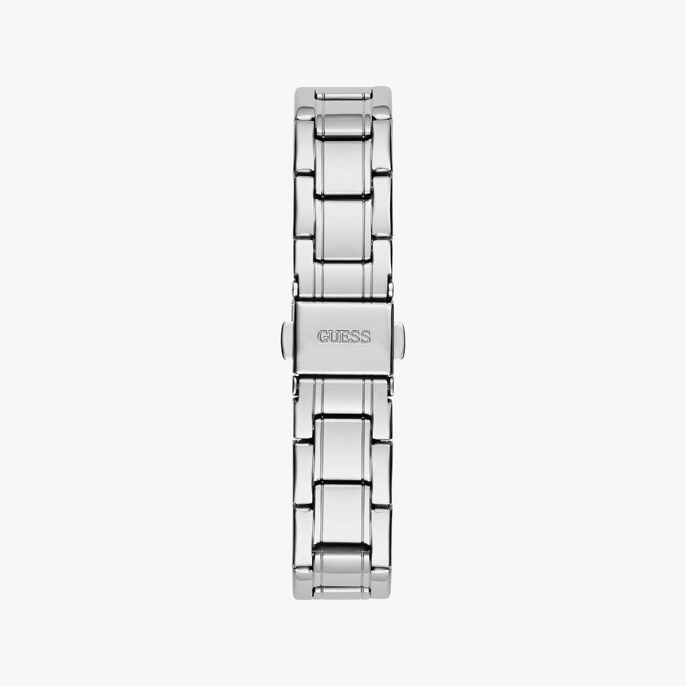 Guess Women's Silver Stainless Steel & Leather Watch | Gw0808l1 by i-watch