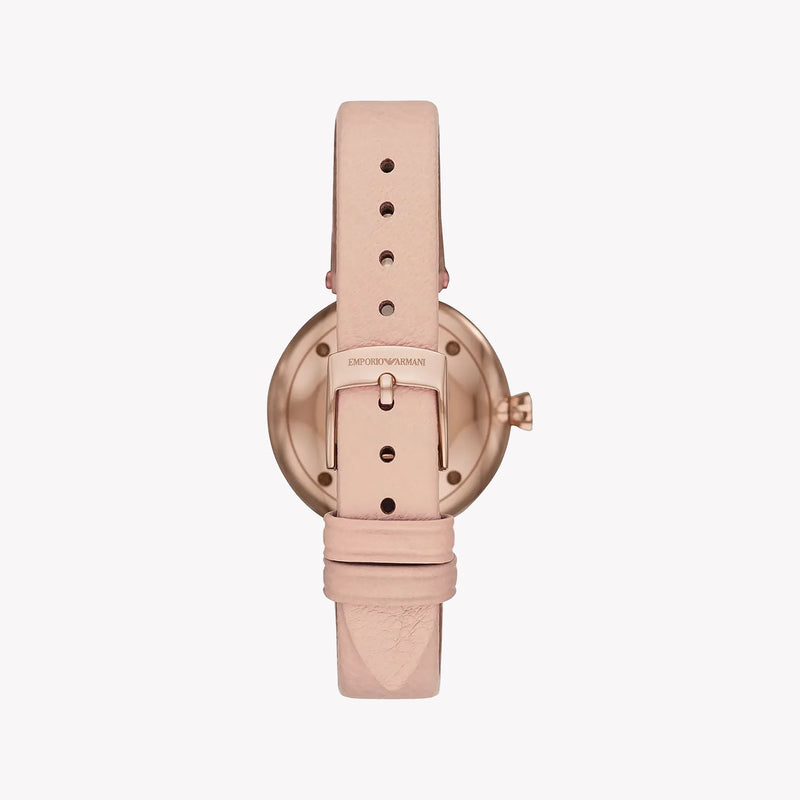 Emporio Armani Women's Rose Gold Watch, Pink Leather | Ar11199 by i-watch