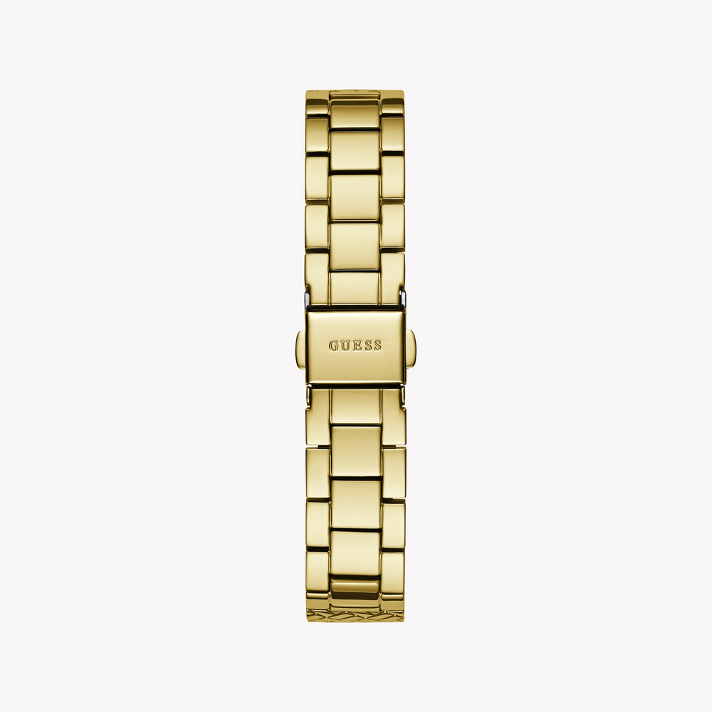 Guess Women's Gold Stainless Steel Watch, White Dial | Gw0763l2 by i-watch